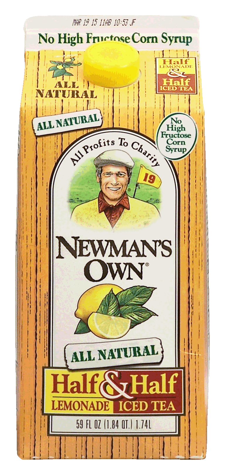 Newman's Own Iced Tea half lemonade & half iced tea, all natural Full-Size Picture